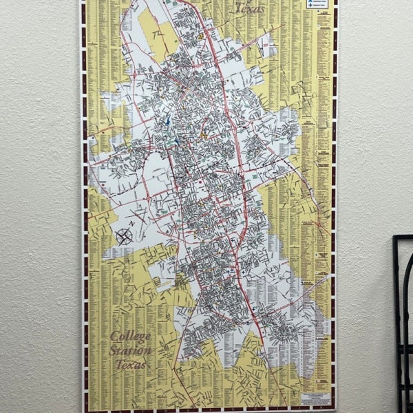 Wall Maps For Your Sales or Service Business