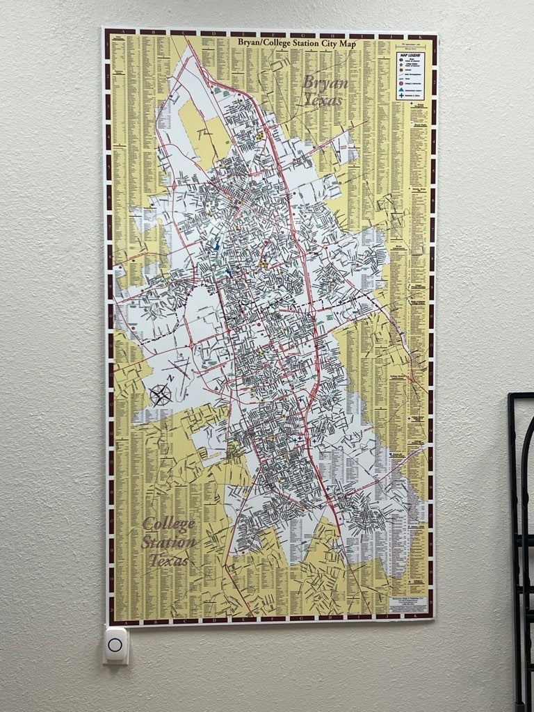 Wall Maps For Your Sales or Service Business