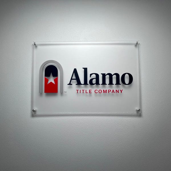 8916 Dimensional Acrylic Lobby Sign