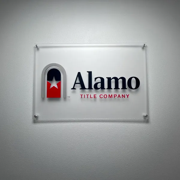 8916 Dimensional Acrylic Lobby Sign