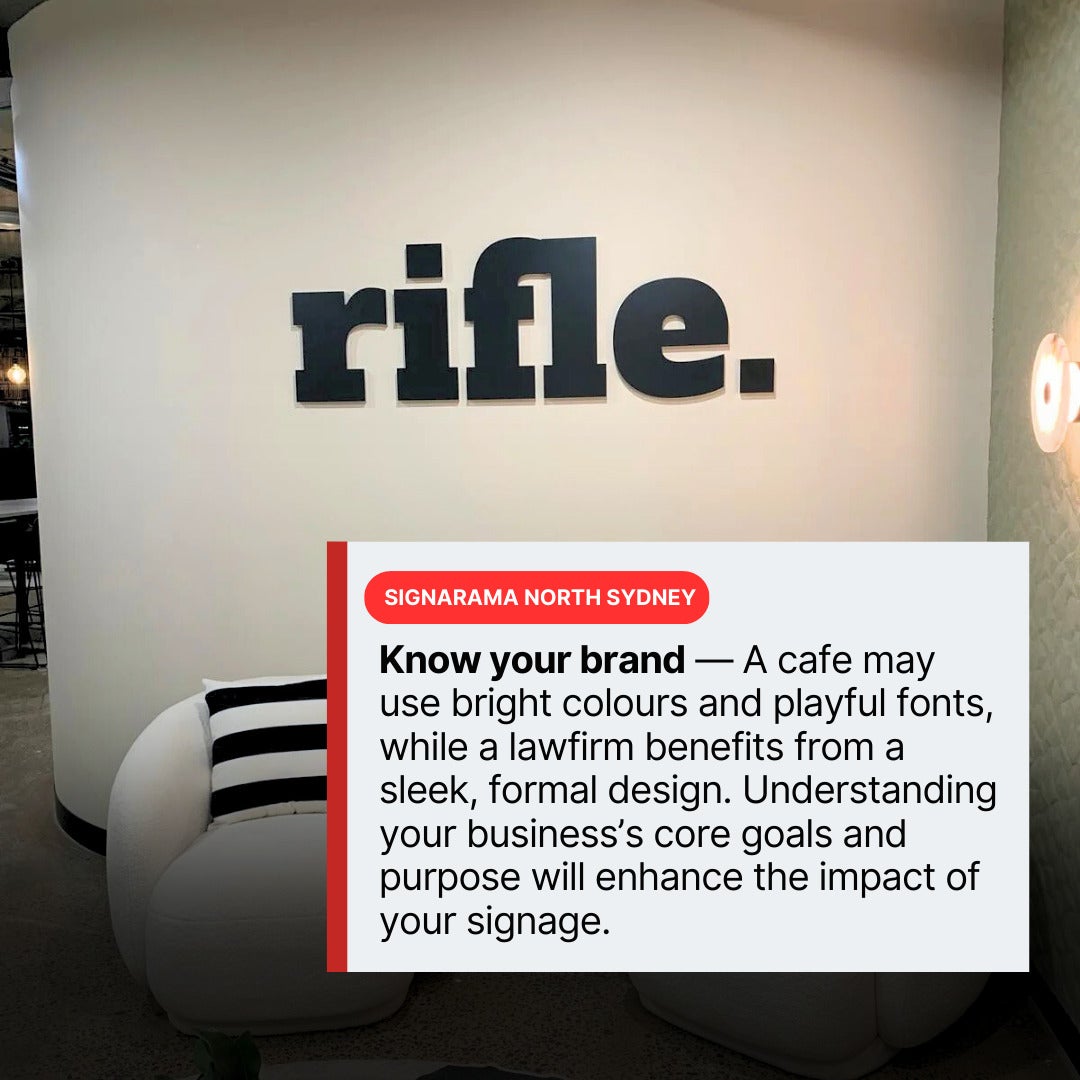 How to Pick the Best Signage for your Business | Signarama North Sydney