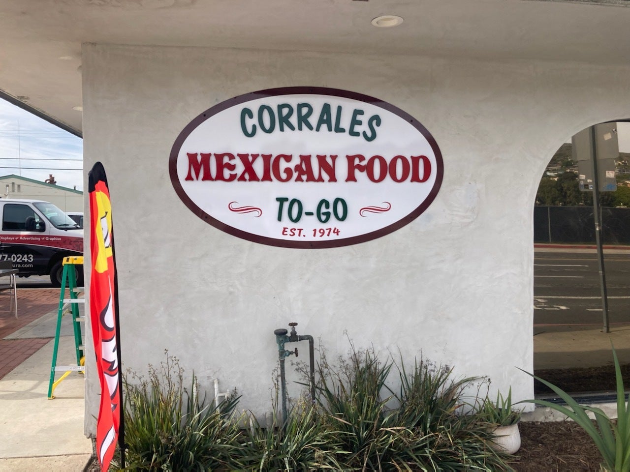 Custom Routed Dimensional Business Sign for Corrales Mexican Restaurant | Signarama