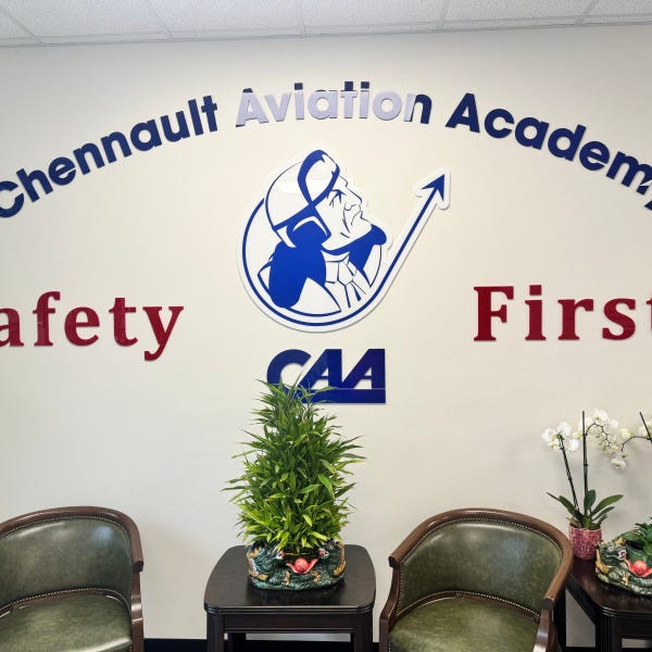 Chennault Aviation Dimensional Logo
