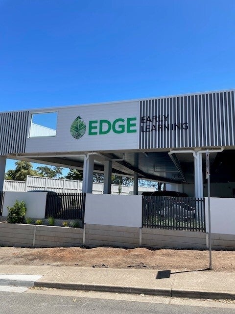 Pylon, Laser Cut Logos, Acrylic Lettering and Etch for Leyton Property at the Edge Early Learning Flagstaff Hill and Seaford Vista