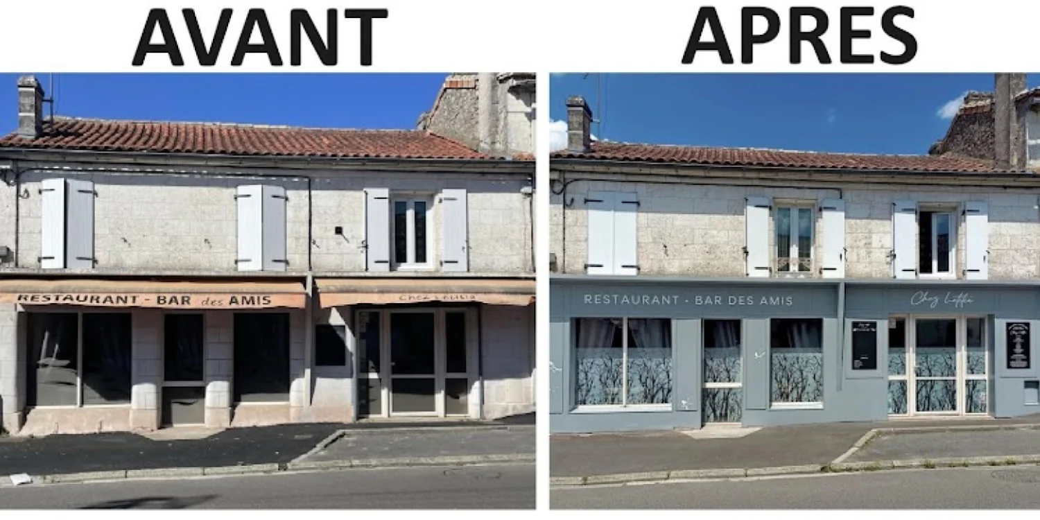 Habillage façades Angoulême