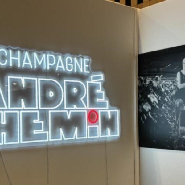 Enseigne LED pour la Maison de champagne André Chemin