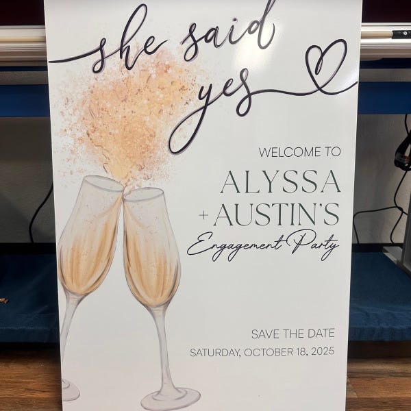 Engagement Party Poster