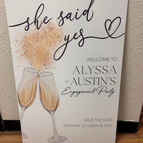 Engagement Party Poster