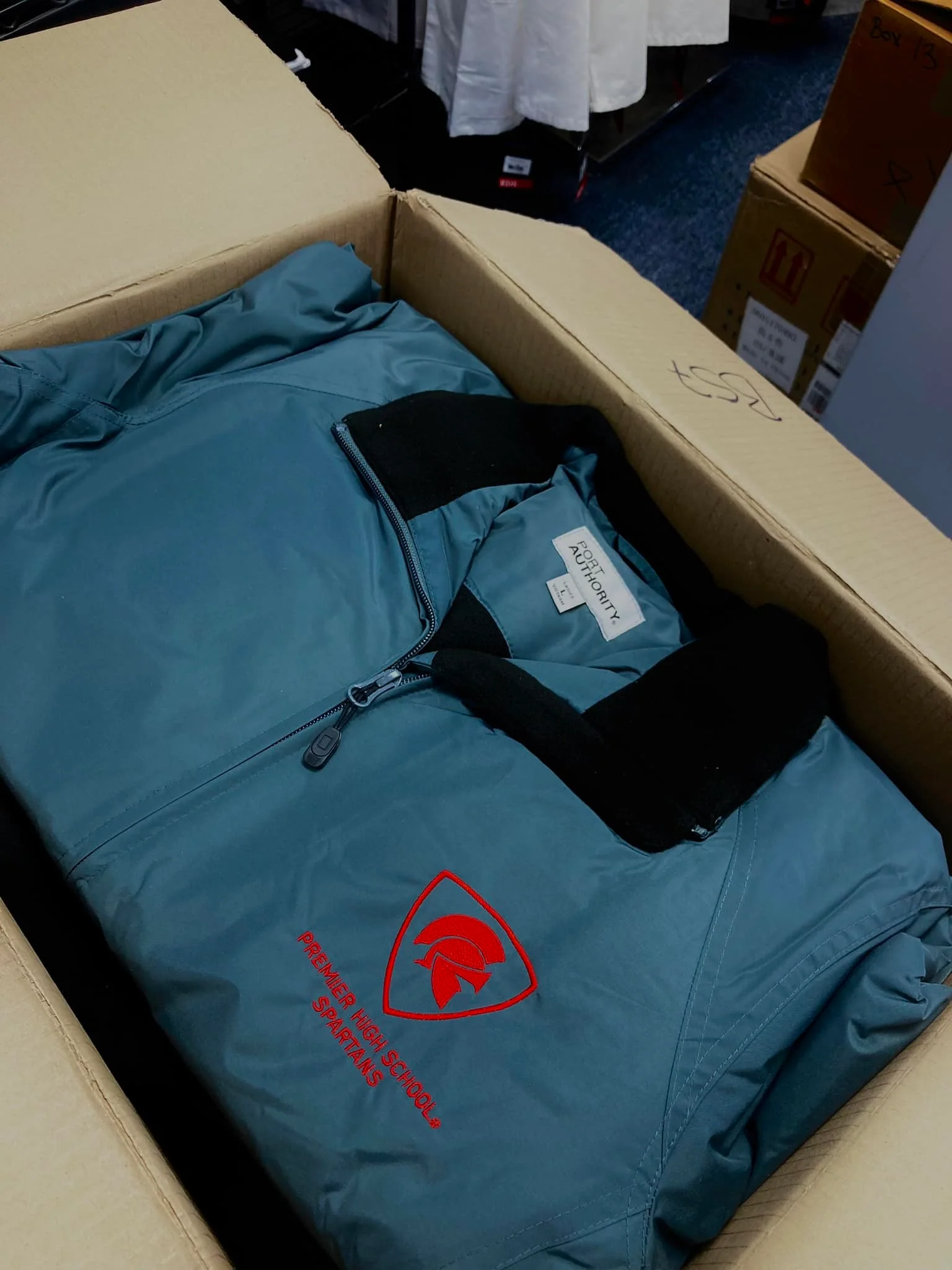 Providing Warm Jacket for School Staff Before the Cold Front Approach