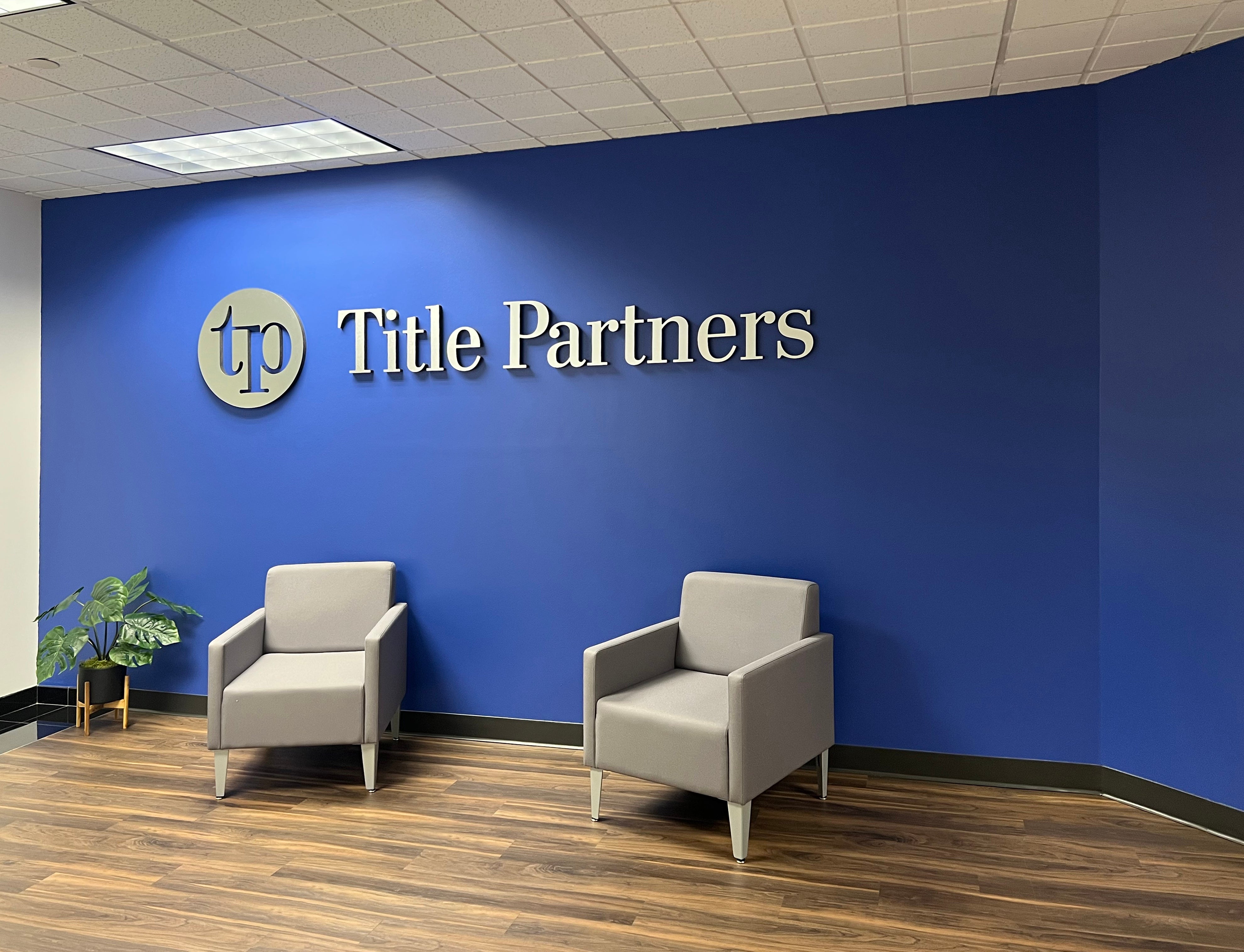 Office Signage Haul for Title Partners in Grapevine, TX