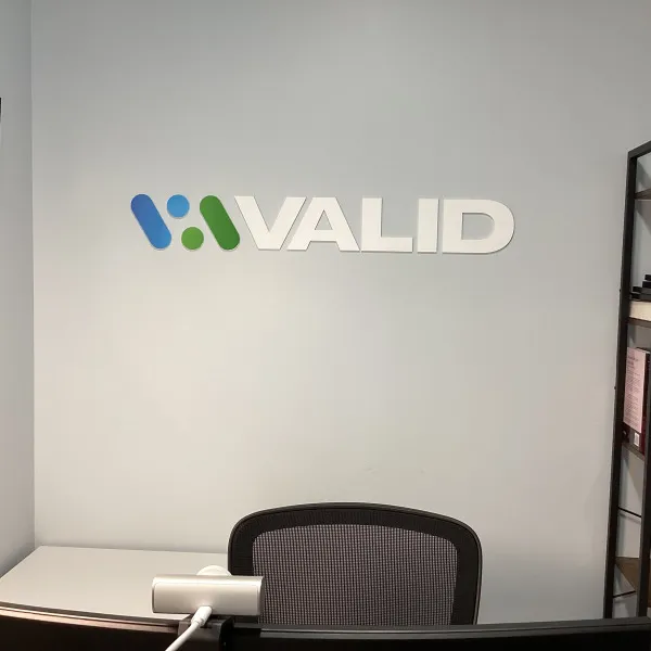Natick VALID Dimensional Letters - CEO Office