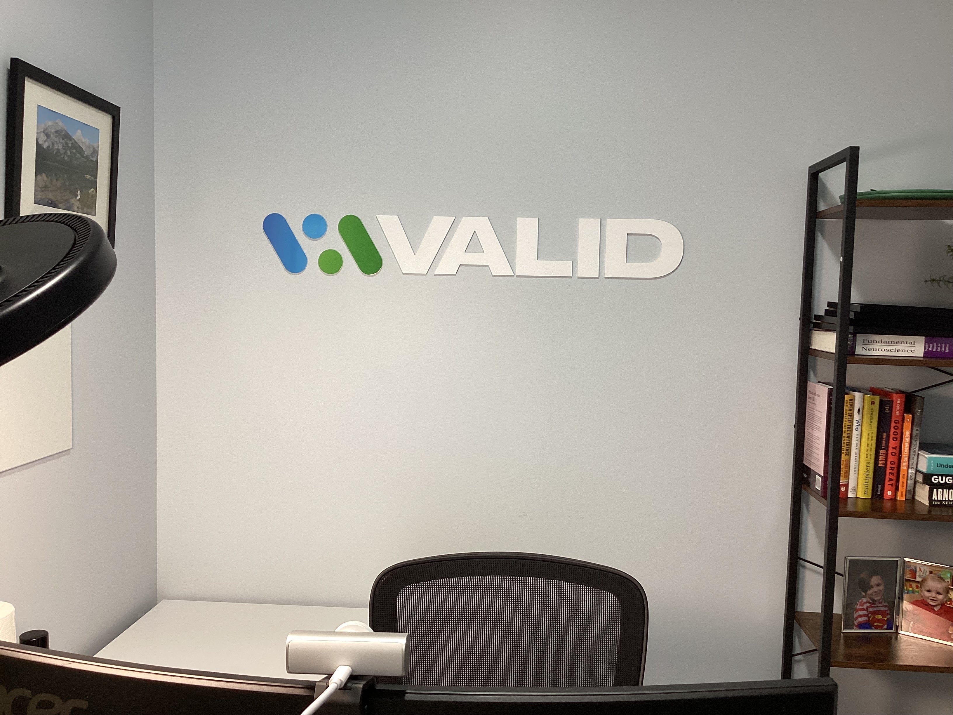 Dimensional Lobby Logo - VALID Therapeutics (Natick, MA)