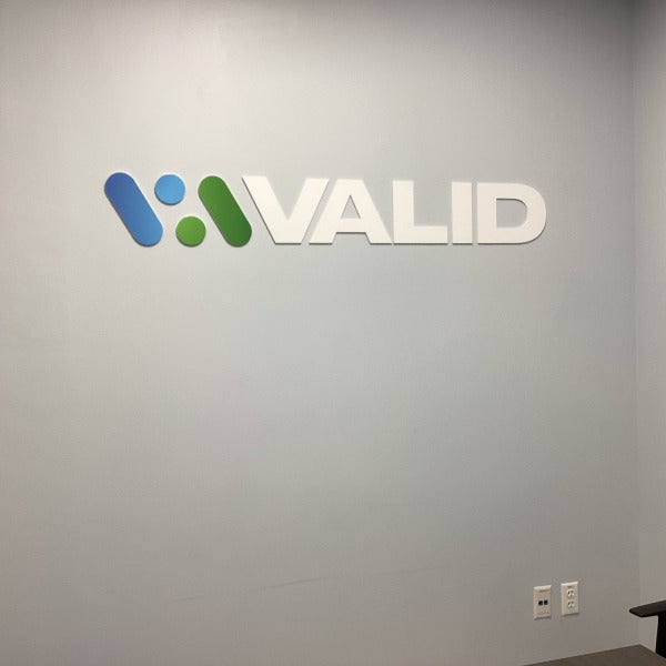Dimensional Lobby Logo - VALID Therapeutics (Natick, MA)