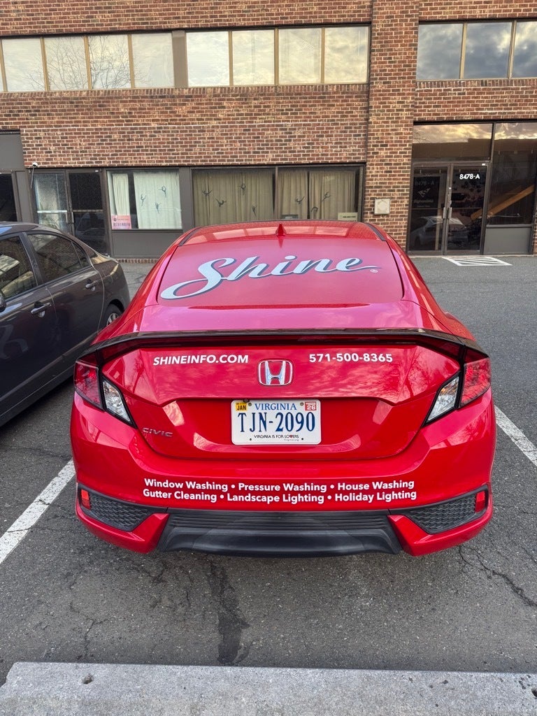 Fleet Vehicle Graphics for Shine Window Cleaning in Tysons Corner Virginia