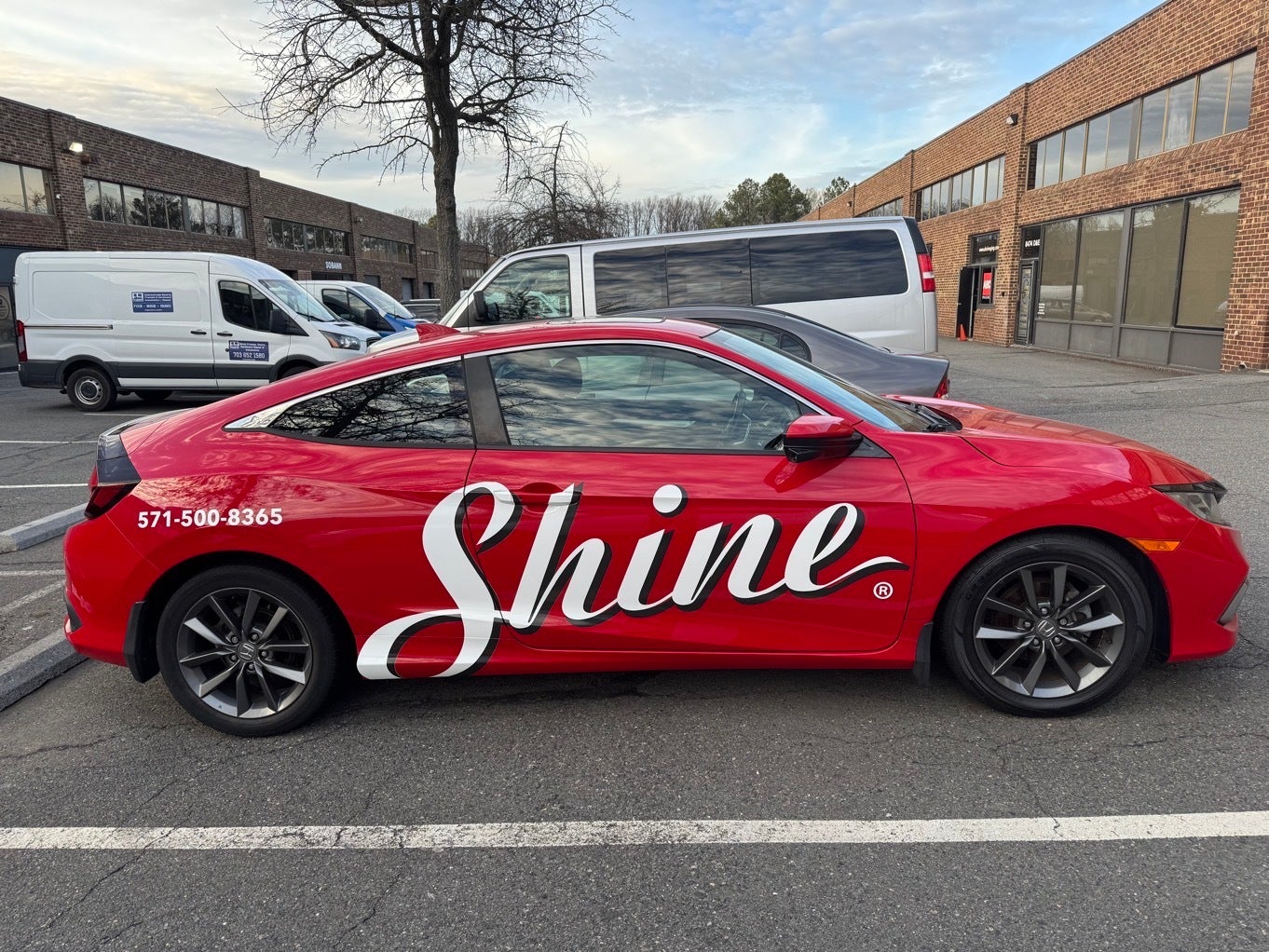Fleet Vehicle Graphics for Shine Window Cleaning in Tysons Corner Virginia