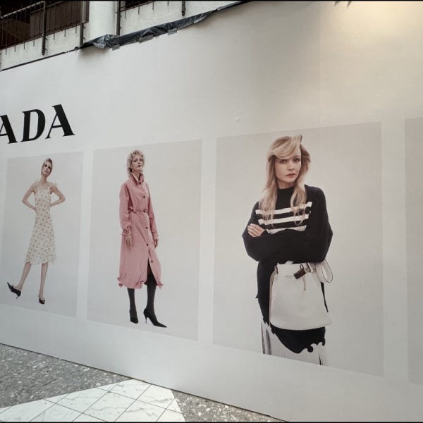 Prada Tysons Mall: Luxury Construction Wrap by Signarama Tysons Corner