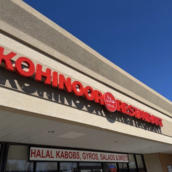 Kohinoor Halal Restaurant in Stafford, VA Shines with New Pylon Sign, Channel Letters, and Window Graphics