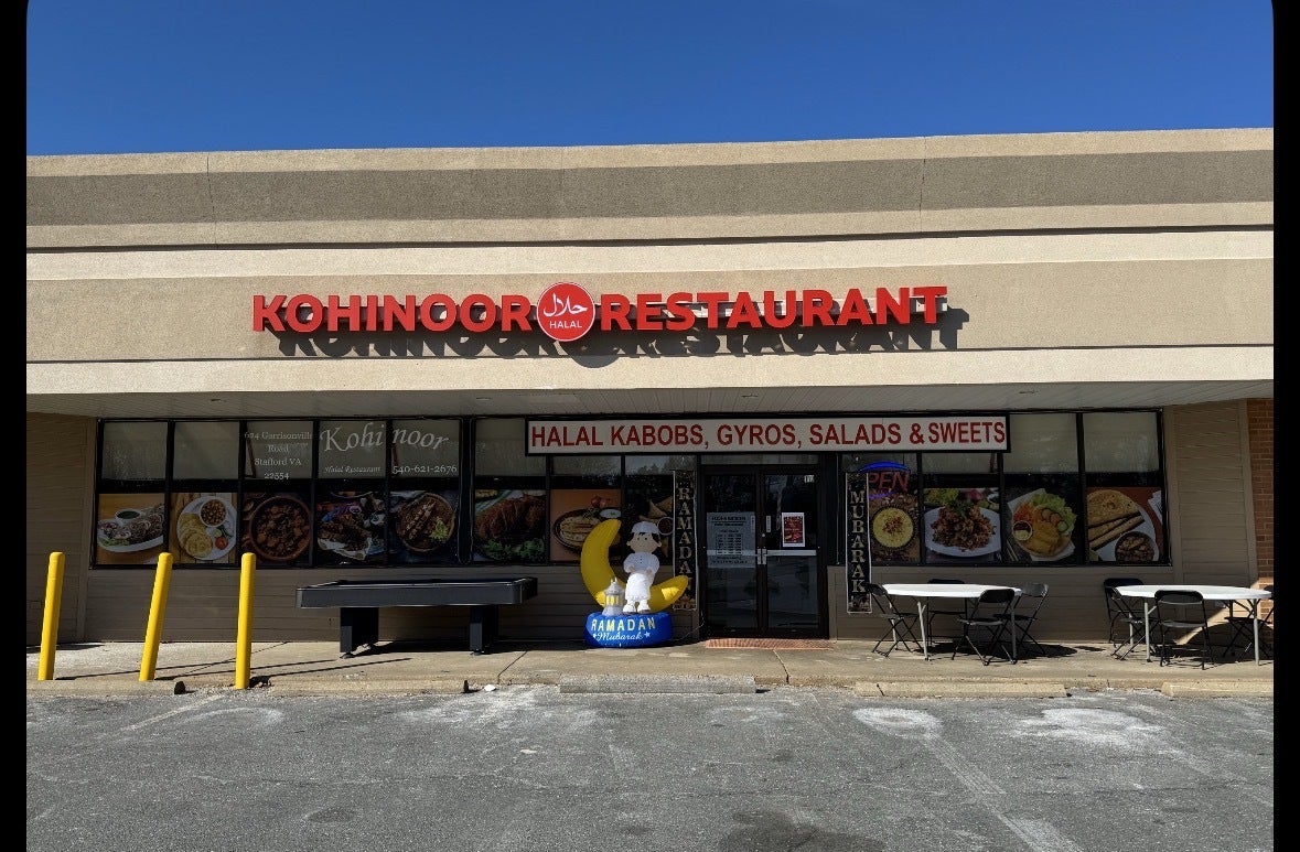Kohinoor Halal Restaurant in Stafford, VA Shines with New Pylon Sign, Channel Letters, and Window Graphics
