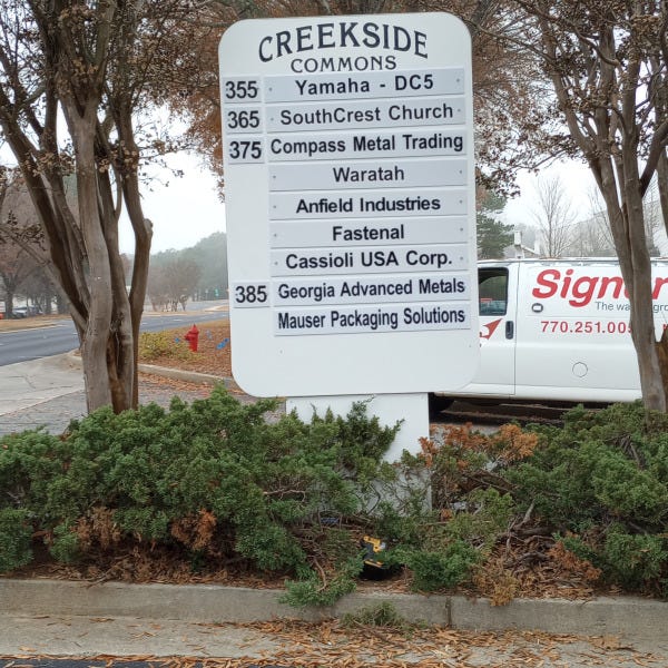 Rooker Properties Directional/Informational Signage