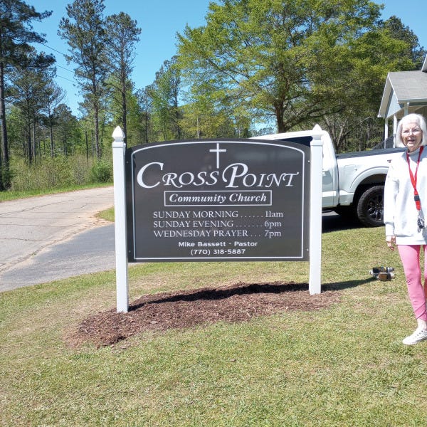 Cross Point Church Monument Sign