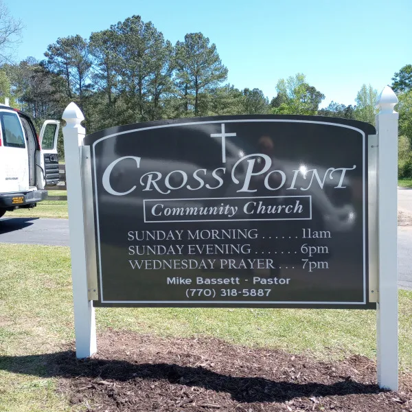 Cross Point Church Monument Sign 2
