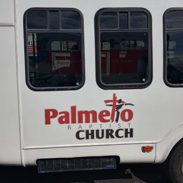 Palmetto Baptist Church Bus Graphics