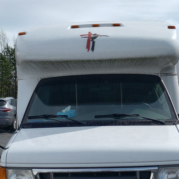 Palmetto Baptist Church Bus Graphics Overhead