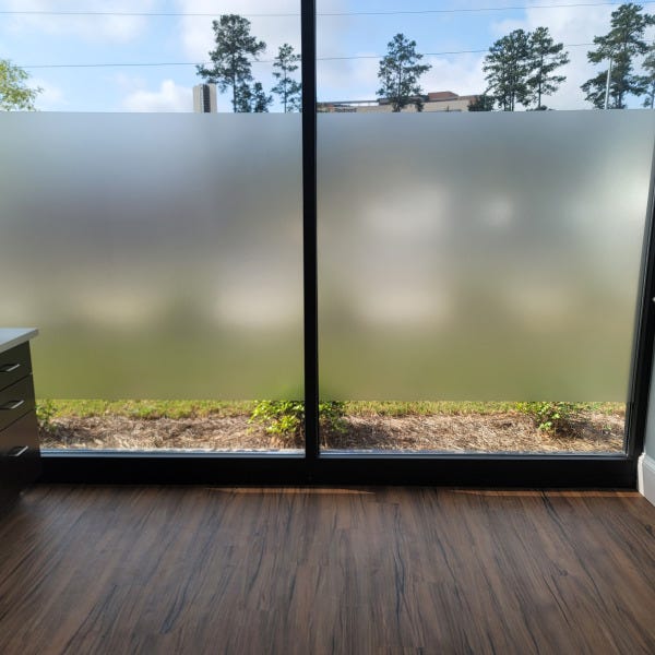 Partial Window Frosting For Privacy
