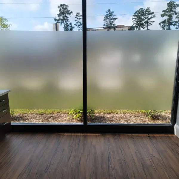 Partial Window Frosting For Privacy