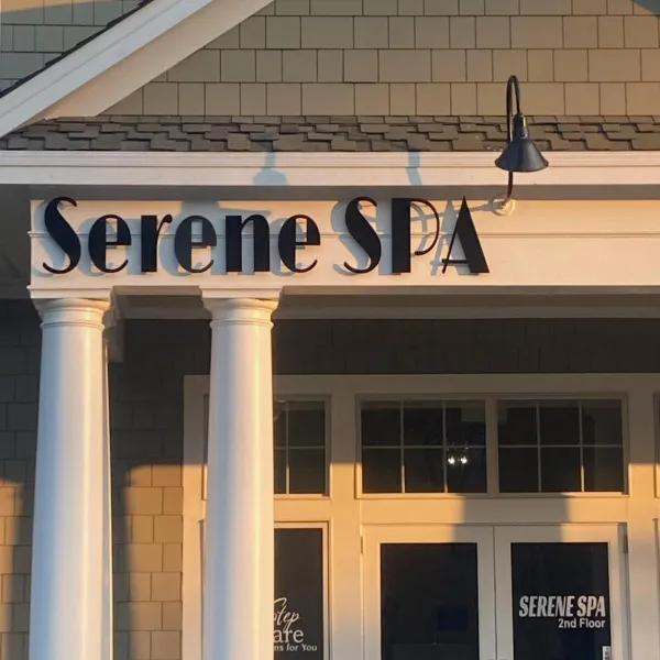 Serene Spa Building Sign