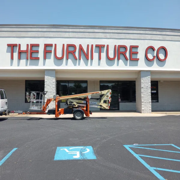 The Furniture Co. Illuminated Building Sign