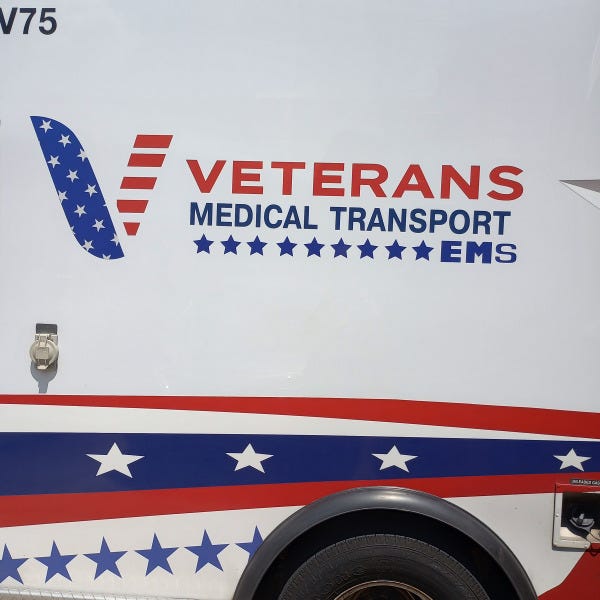 Veterans Medical Transport Vehicle Graphics