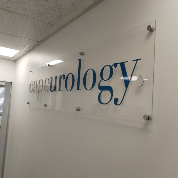 Elevate Your Space with Wall-Mounted Plexiglass Signage