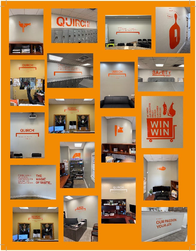 Company Wide Re-Branding Wall Graphics