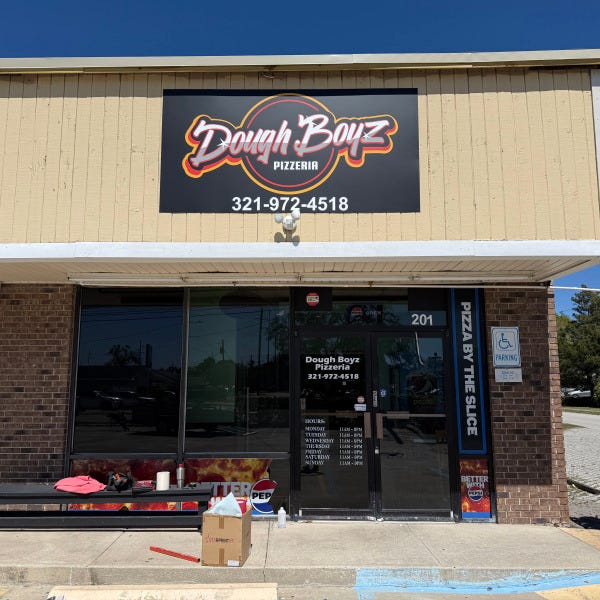 Dough Boyz Project - Store Front Sign + Window Graphics