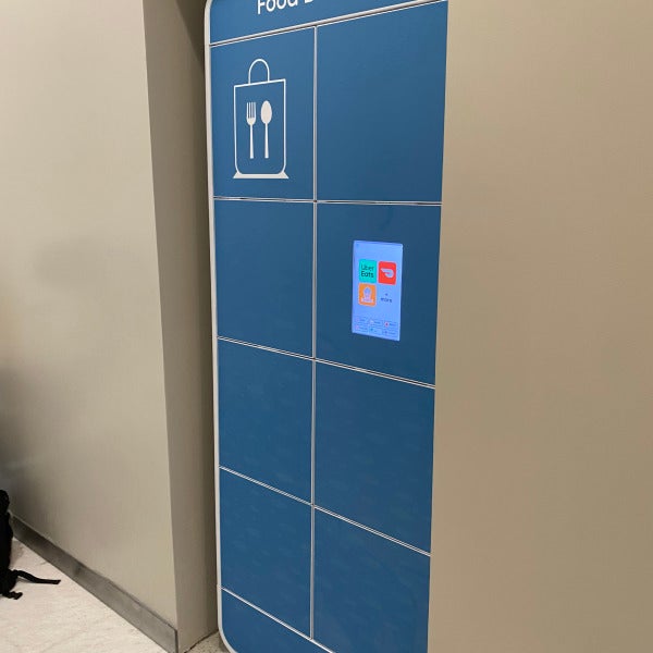 Food Delivery Kiosk Wrap - Minnow Technologies, Houston, TX