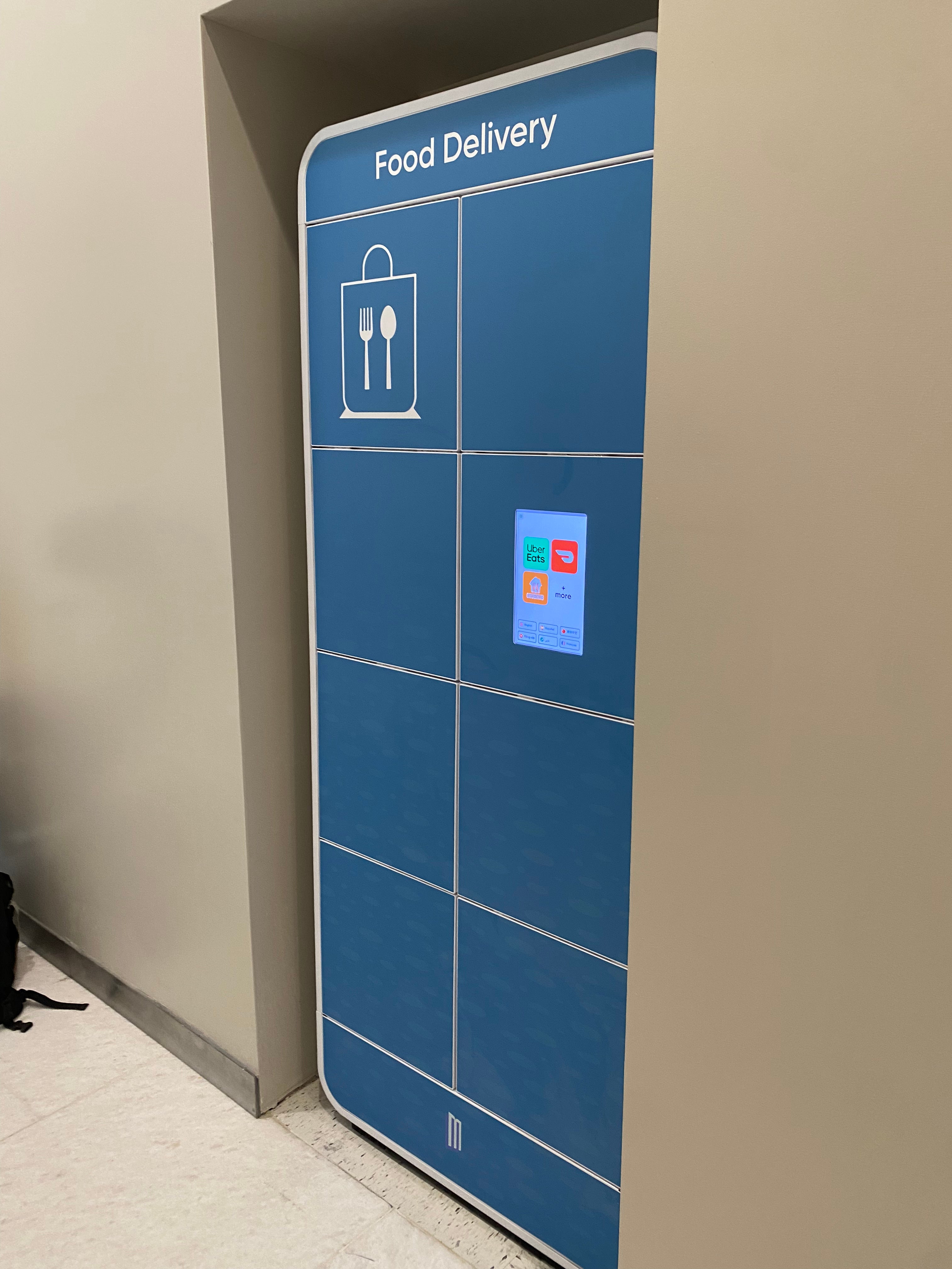 Food Delivery Kiosk Wrap - Minnow Technologies, Houston, TX