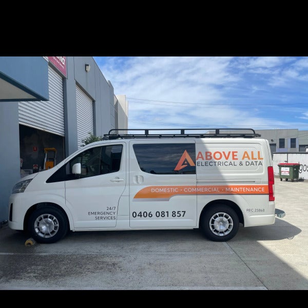 Van Graphics - ABOVE ALL Electrical & Data - Macleod VIC