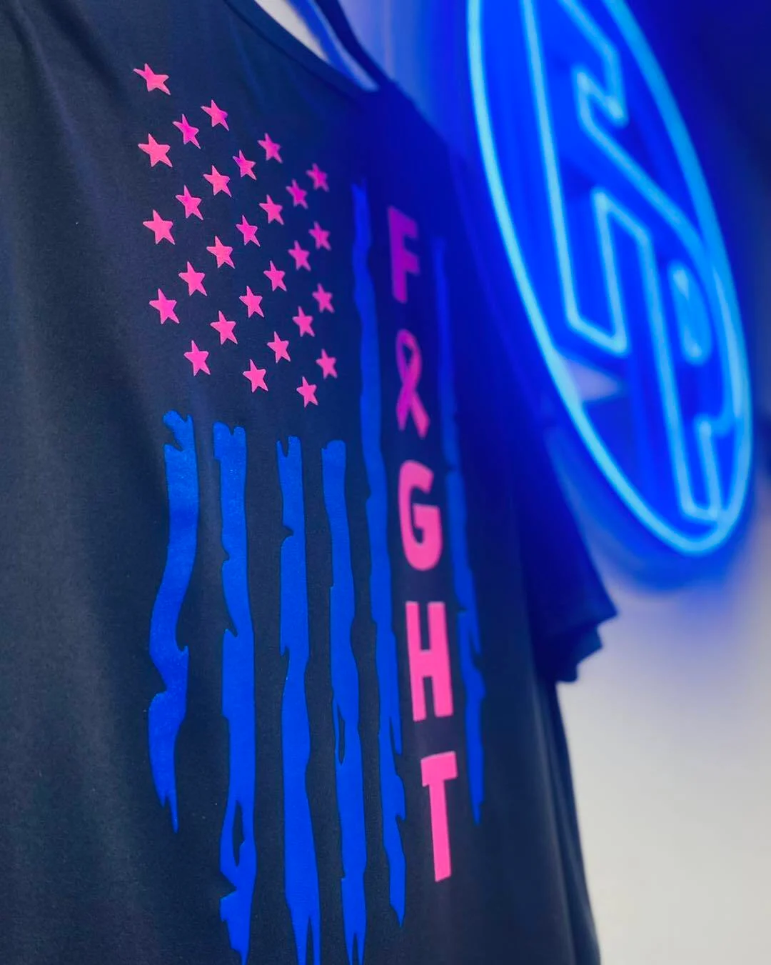 We Had the Honor to Create Cavalry EMS Breast Cancer Awareness T-shirts!