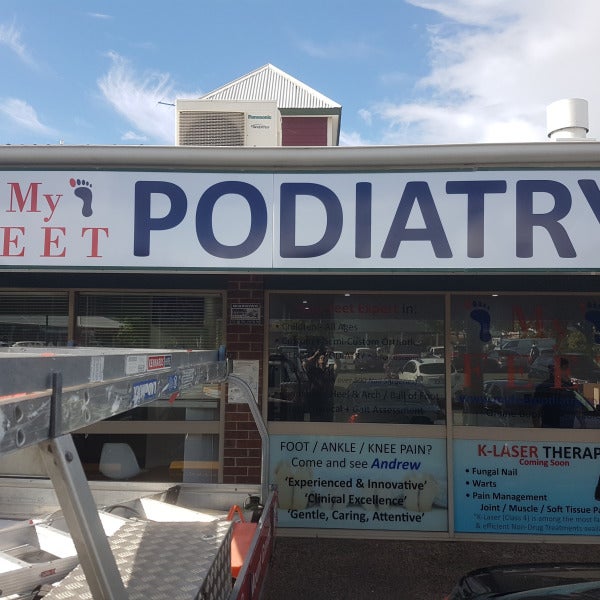 Eye-catching signage at every turn.