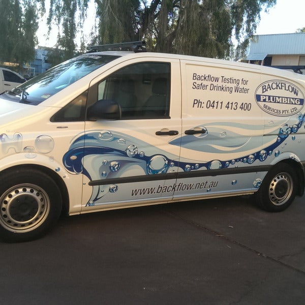 A perfect advertisement on wheels!