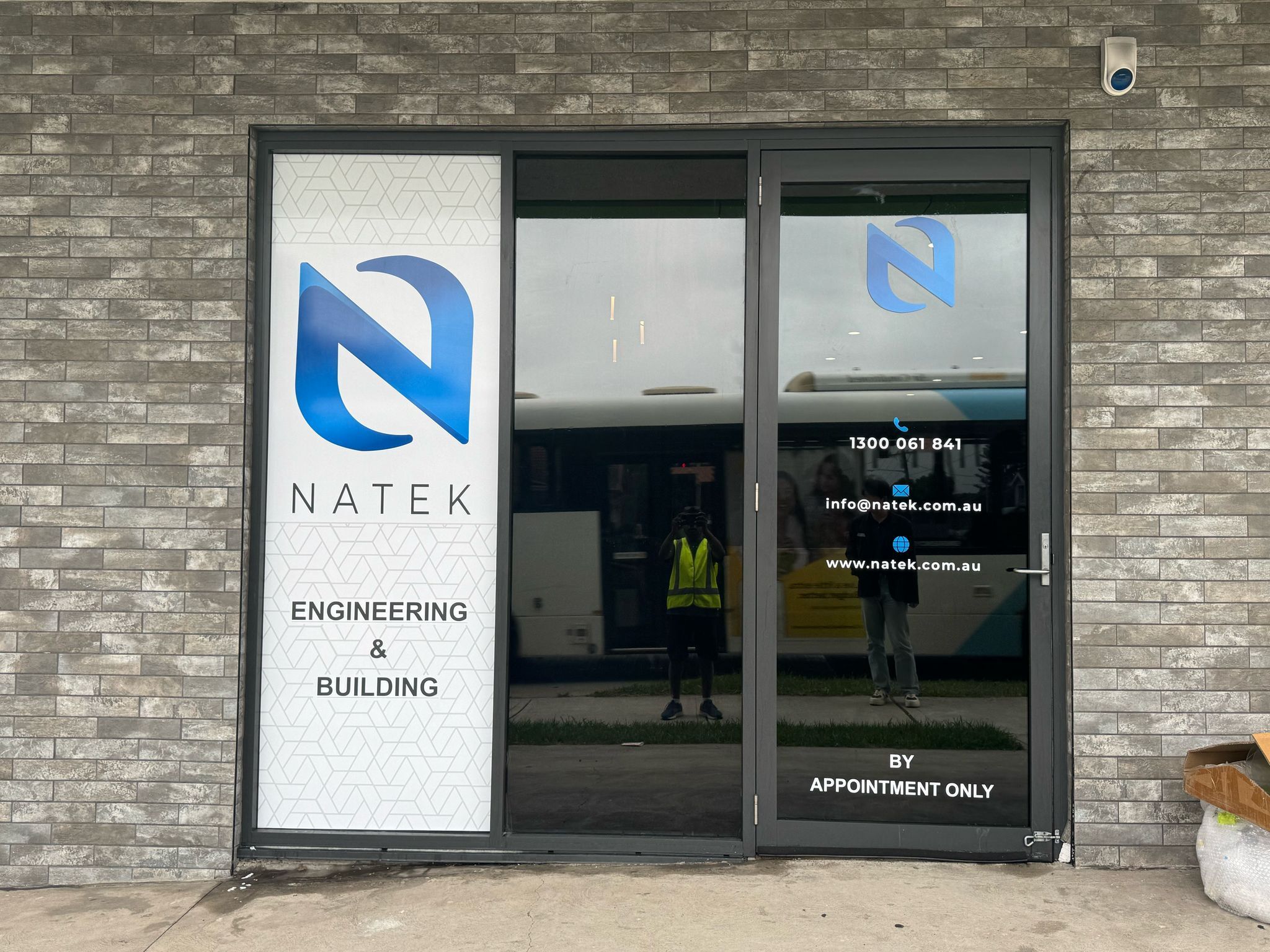 New Office Branding [3D fabricated signs, frosting, window tinting, window graphics]  - Signarama Canterbury