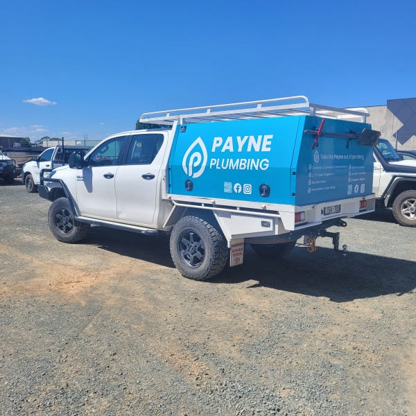 Signarama Echuca Moama_Payne Plumbing Left Side Car Decals