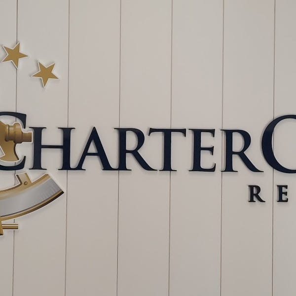 Custom indoor wall signage