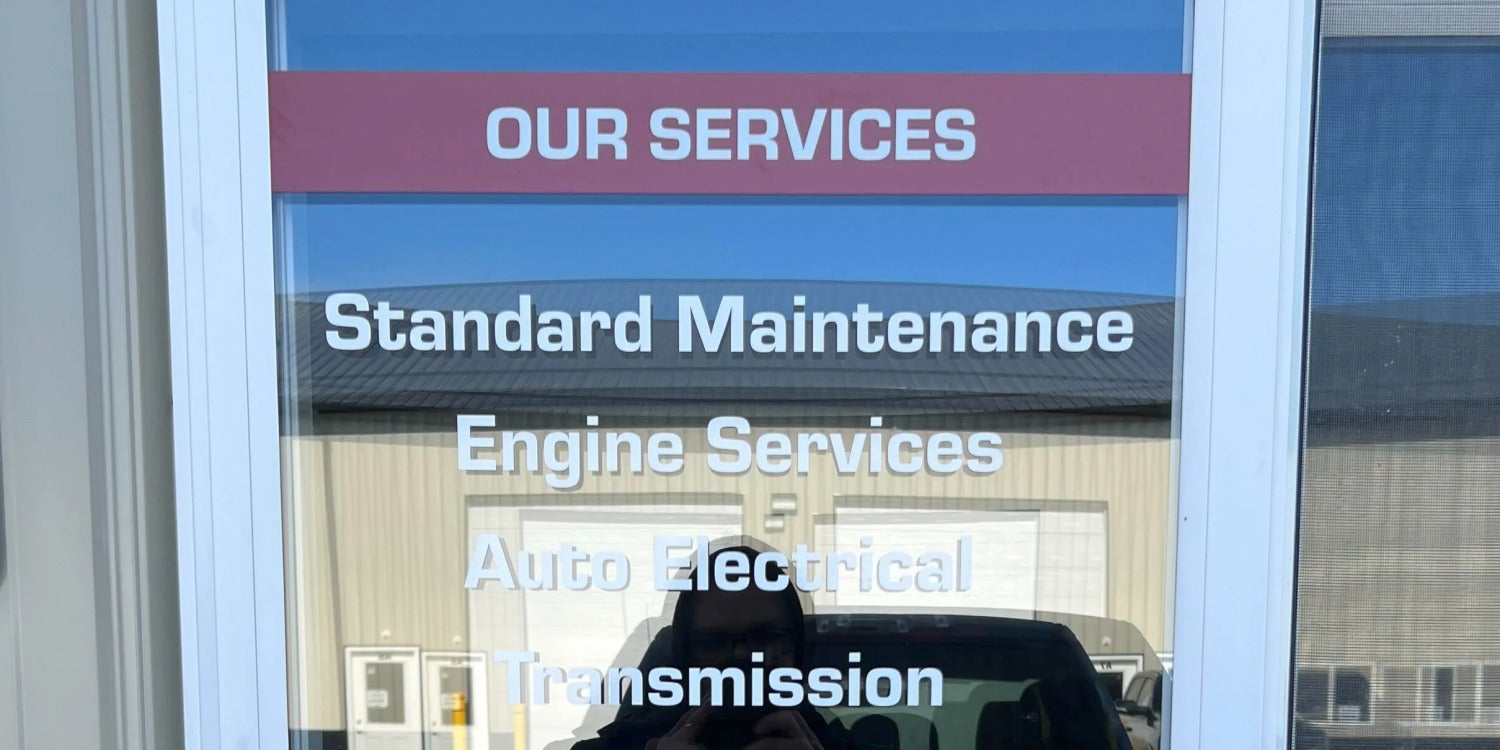 Vinyl Window Lettering