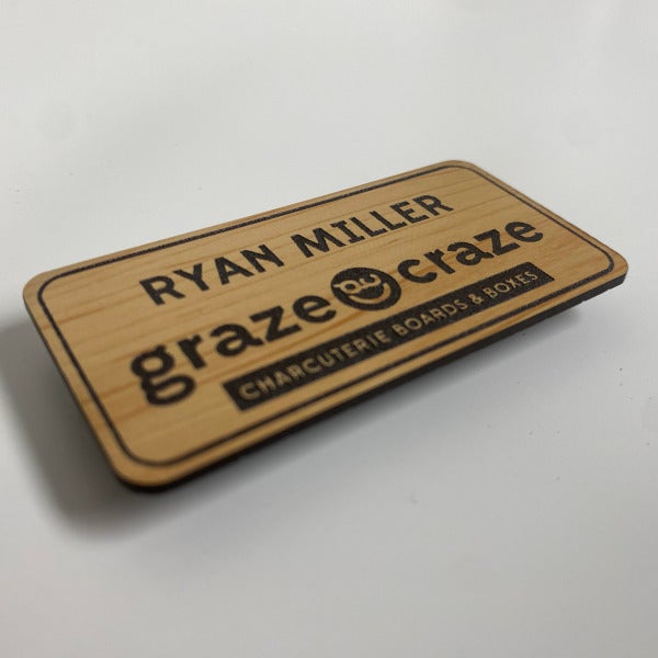 Graze Craze Engraved Nametag