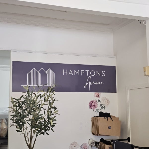 Simple signs for a gorgeous homewares store...