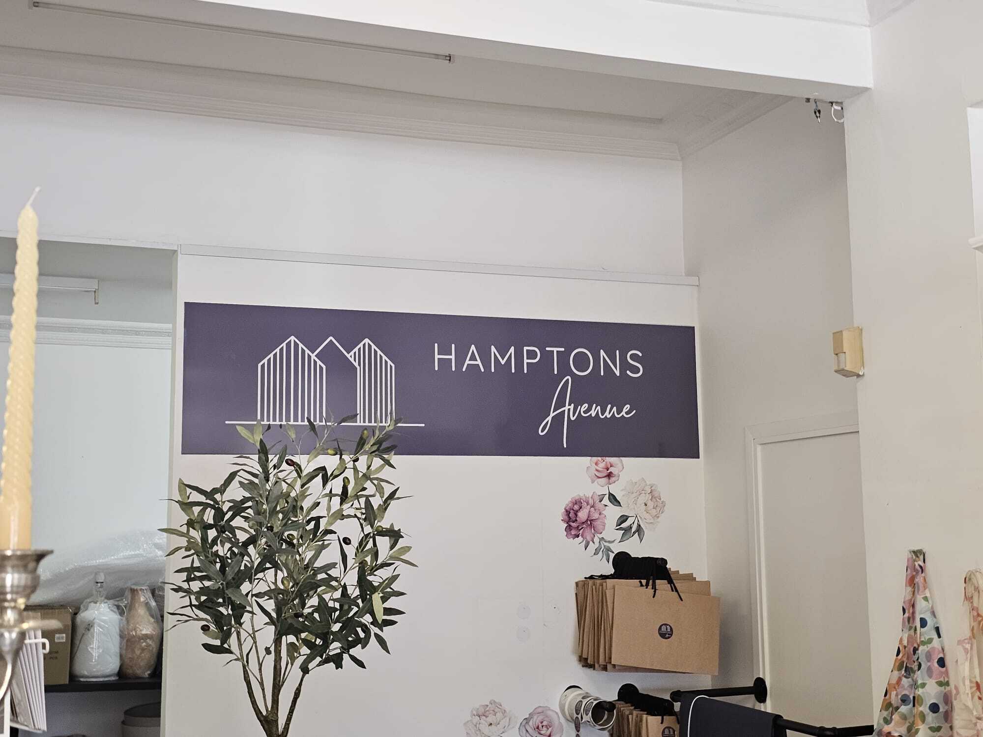 Simple signs for a gorgeous homewares store...