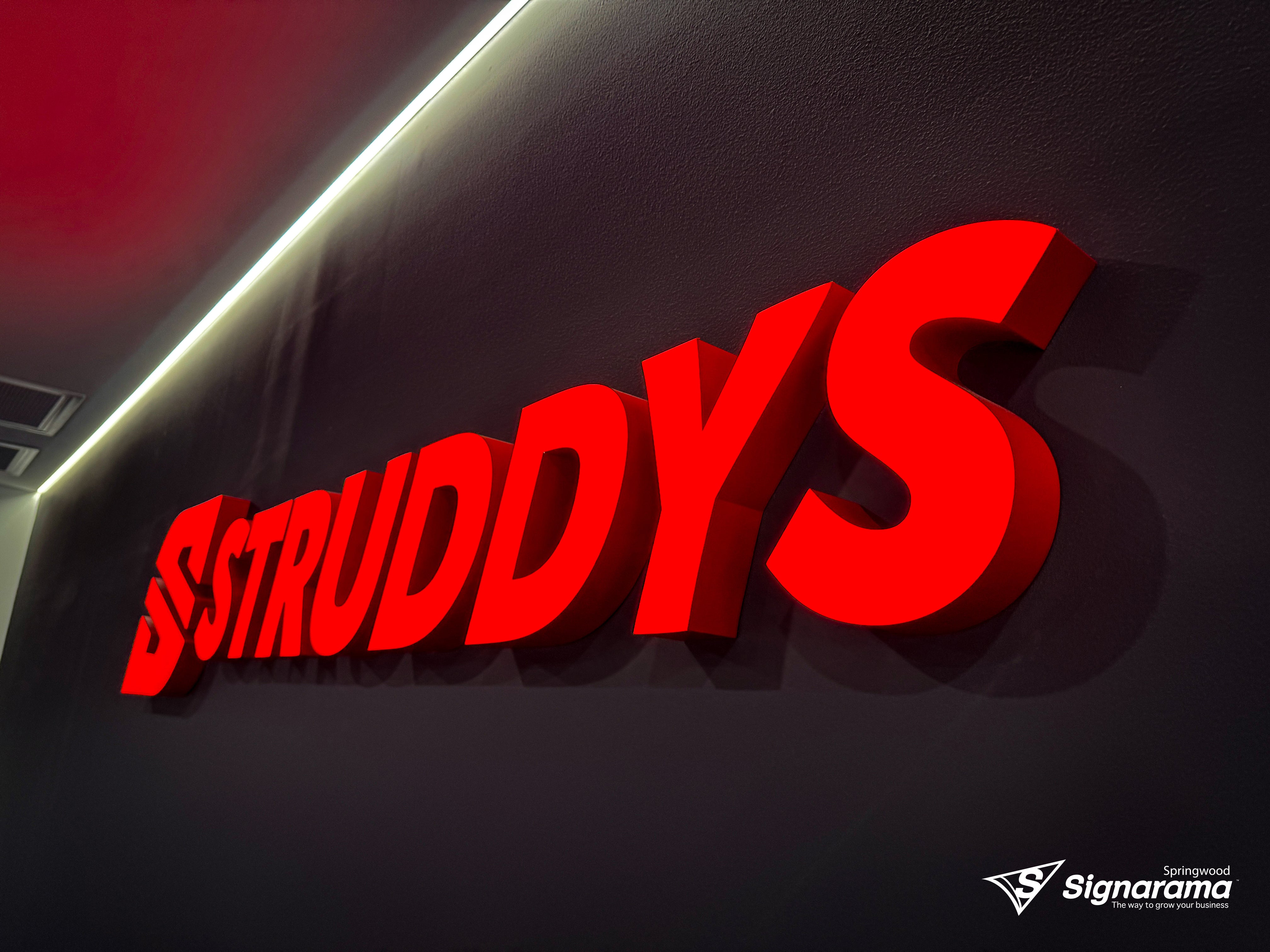 Struddys 3D Illuminated Letters