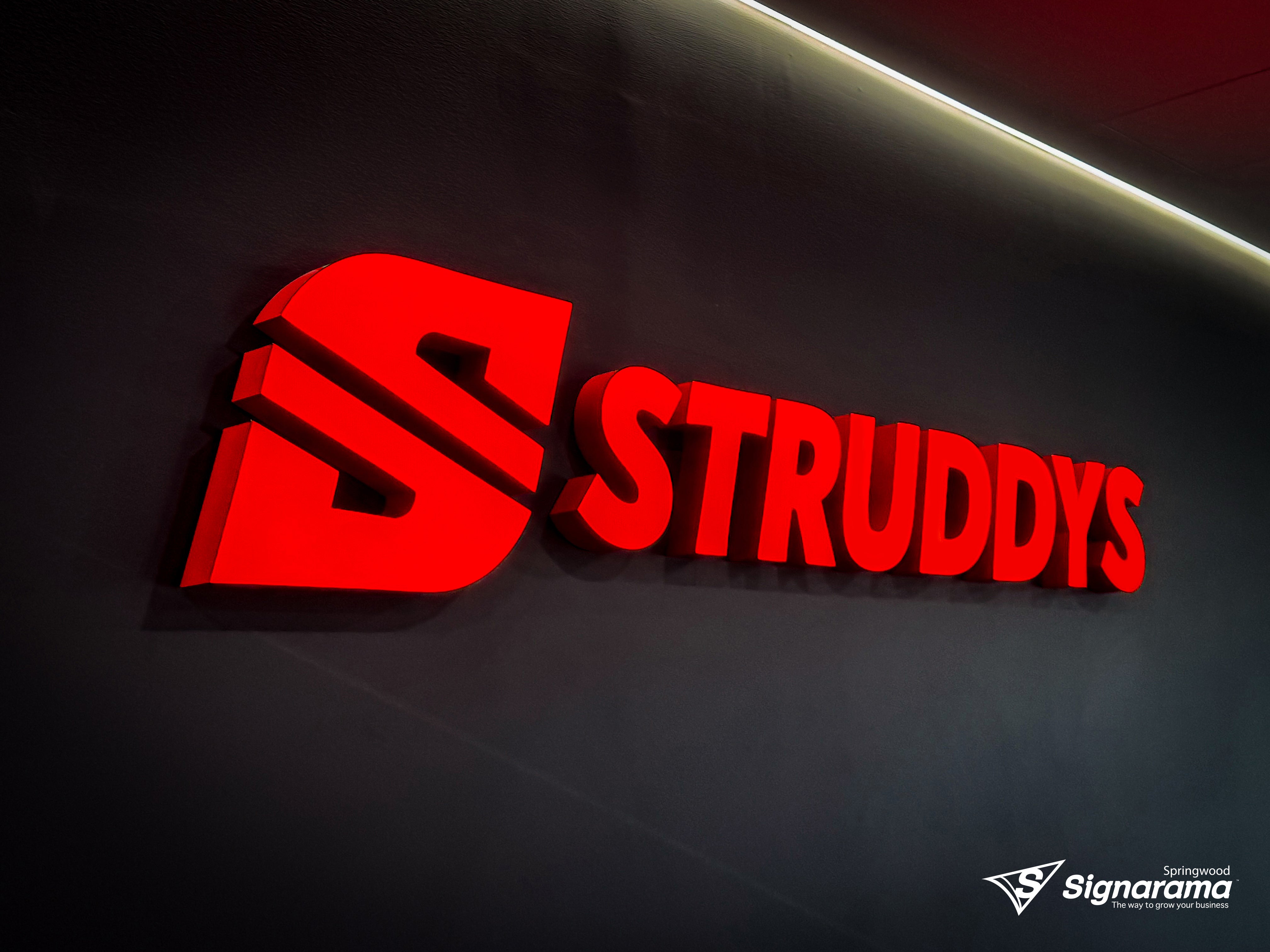 Struddys 3D Illuminated Letters